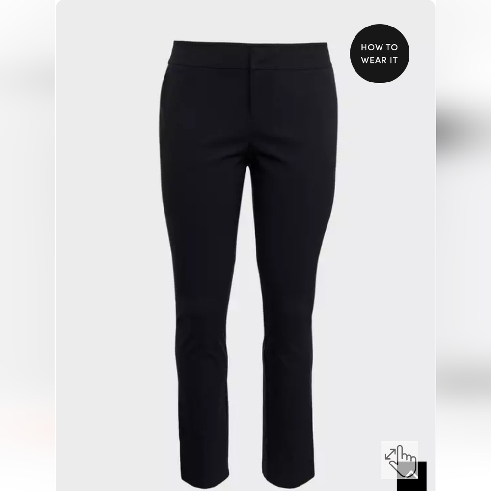 Torrid Trouser Straight Deluxe Stretch Mid Rise Pant sz 14s